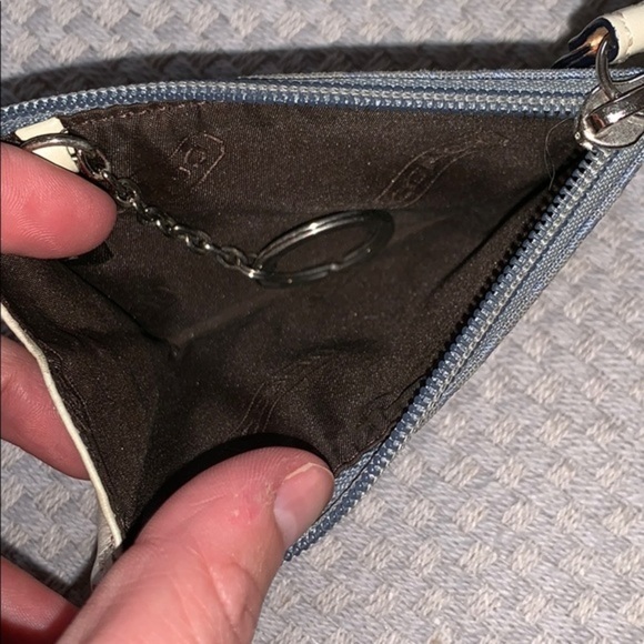 Authentic COACH Coin Purse with Card Slot and Keyring - Picture 3 of 3